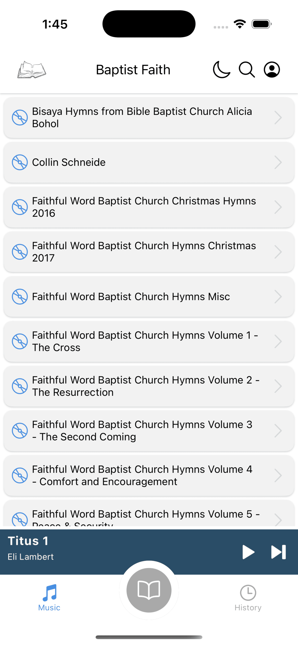 Baptist Faith mobile app screenshot 1 of 6