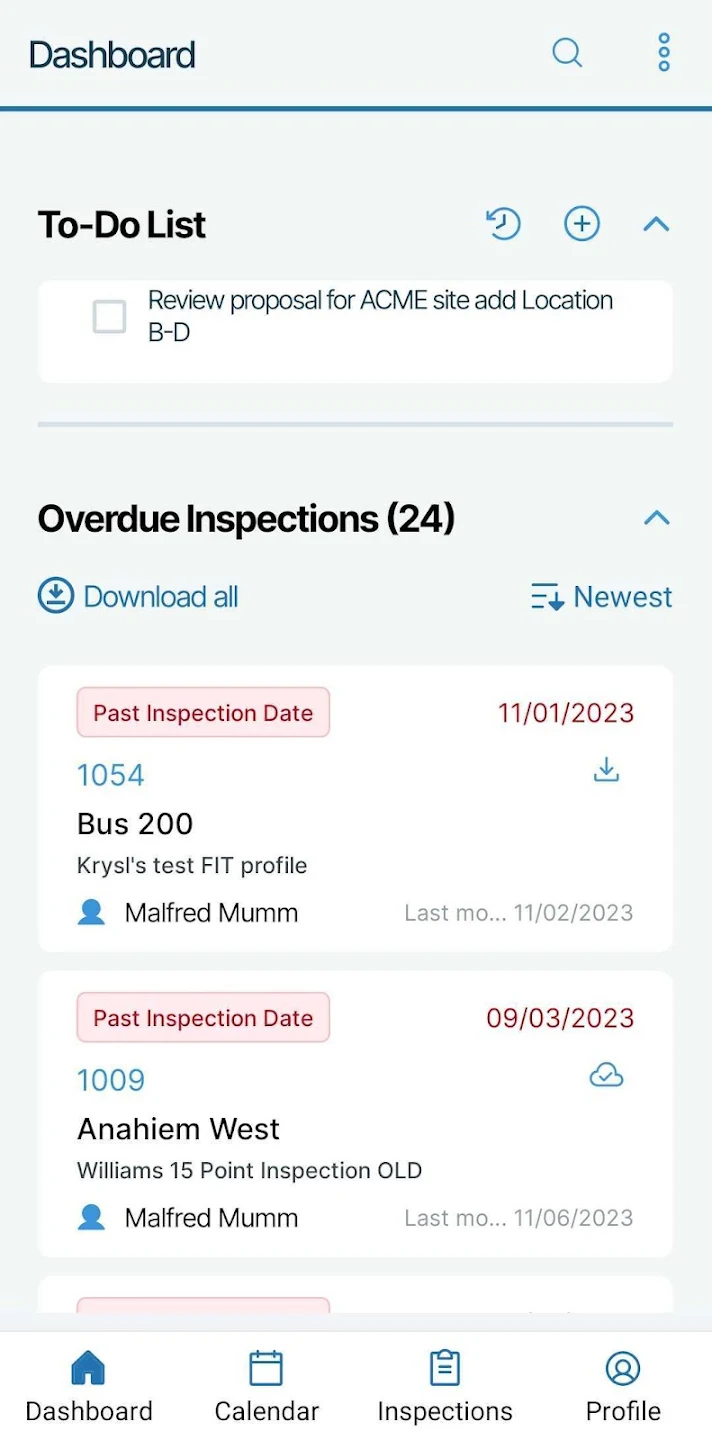 Facilitron Fit mobile app screenshot 1 of 4