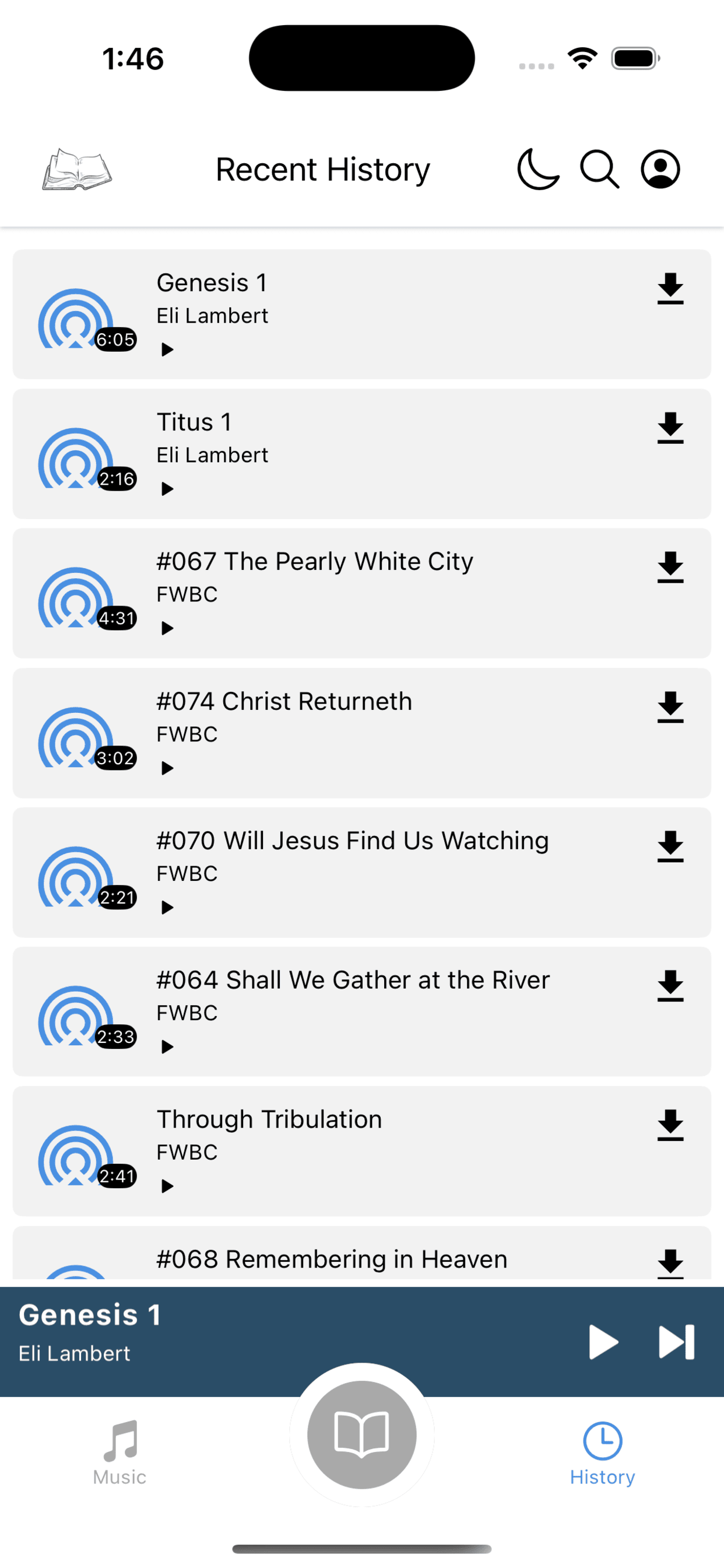 Baptist Faith mobile app screenshot 3 of 6