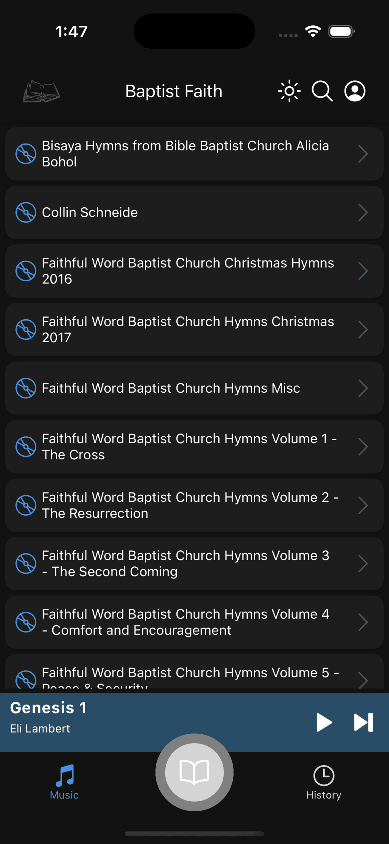 Baptist Faith mobile app screenshot 4 of 6