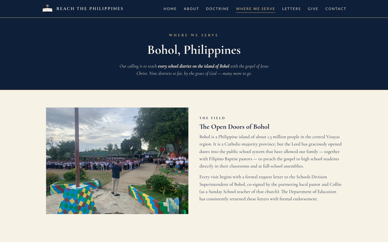 Reach The Philippines website screenshot 4 of 4