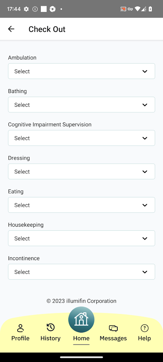 CareExchange EVV mobile app screenshot 4 of 6